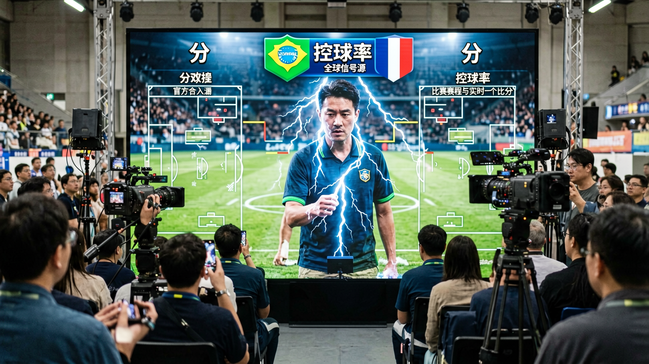 2026世界杯官网导航直播画面、比分弹窗、控球率图表等场景
